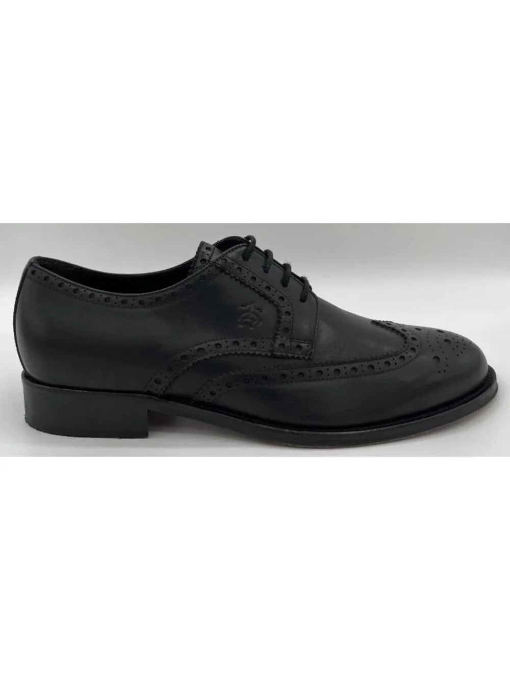 Brooks Brothers Wingtip Oxford Dress Shoes Black Leather Size 9 Made in Italy